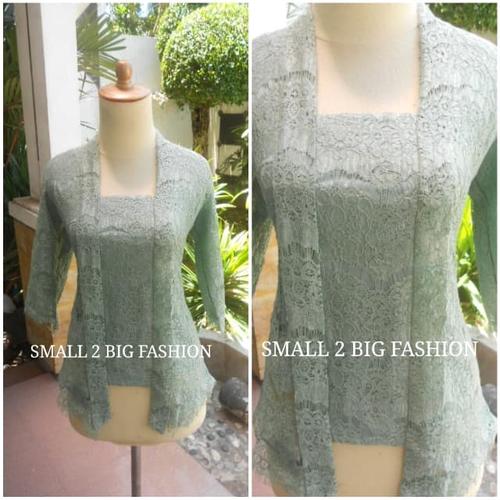 Foto Produk kebaya hijau / kebaya kutubaru brukat army/ kebaya navy / kebaya putih dari Small 2 Big Fashion