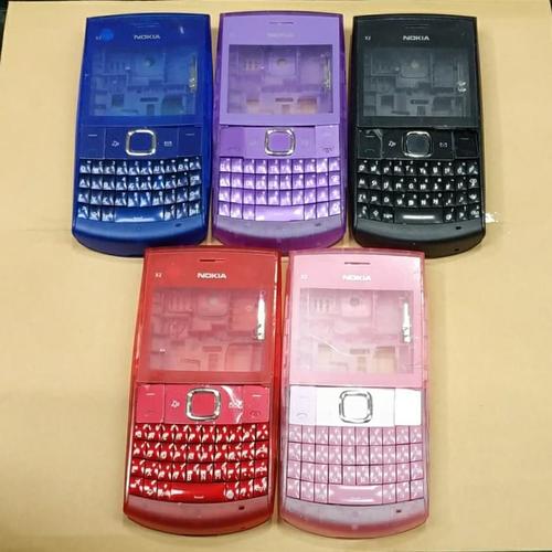Foto Produk casing nokia X2-01 mantul murah meriah housing Nokia X2 01 transfaran dari original aksesoris murah