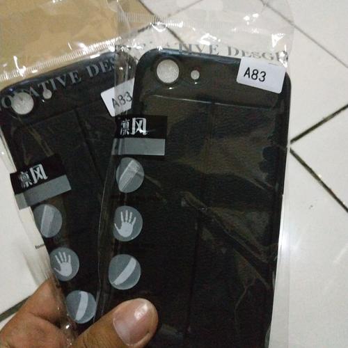 Foto Produk Case Softcase OPPO A83 PREMIUM Autofokus Kulit Jeruk Hitam Sarung Hp dari febrikormencellular