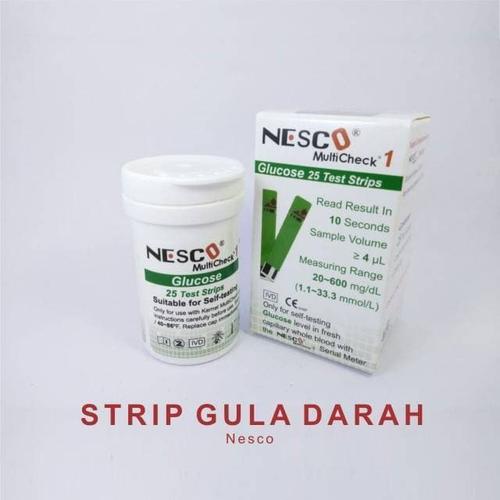 Foto Produk (m) strip gula darah nesco/ strip glucos/stik gula darah nesco dari MMTAlkes