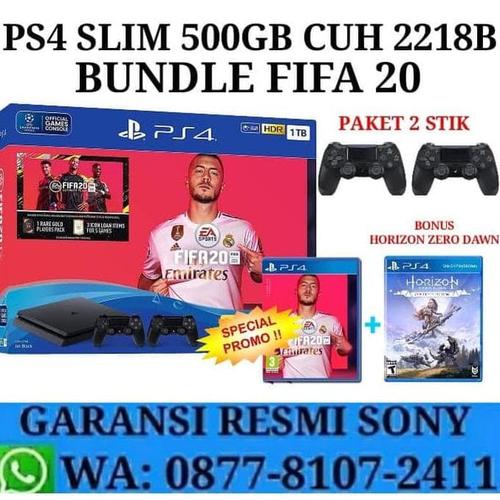 Jual PS4 SLIM 500GB REGION ASIA BUNDLE FIFA PAKET STIK ORIGINAL