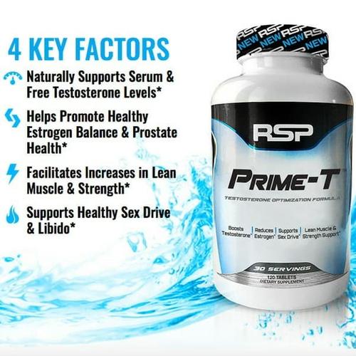 Foto Produk RSP PRIME-T TESTO TESTOSTERONE BOOSTER dari AW FITNES SUPLEMEN