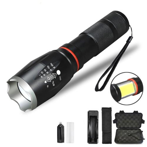 Foto Produk TaffLED Paket Senter Cree XM-L T6 8000 Lumens Charger Box - E17 COB dari Taffware Official Store