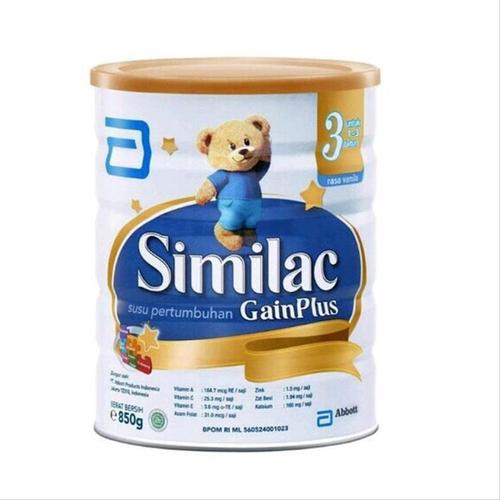 Jual Ada Similac Gain Plus 3 850 Gr Susu Formula 1 3 Tahun Jakarta Pusat Yerinamalka Tokopedia