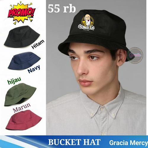 Jual TOPI PRIA cap orang tua BUCKET HAT 