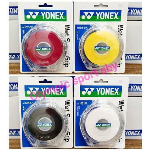 Foto Produk Grip karet Yonex AC102-5P original - Putih dari OLYMPIC SPORT SBY