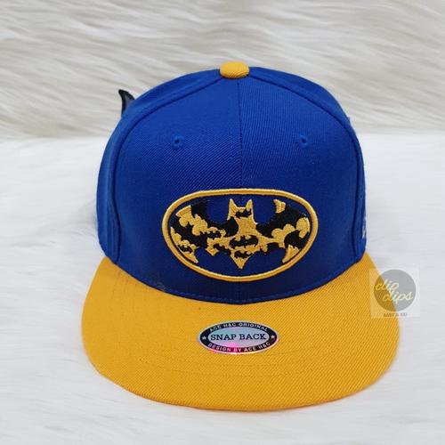 Jual Topi / Cap Batman Blue Orange DC 