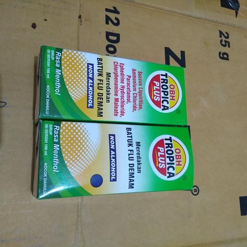 Foto Produk obh tropica plus // 100 ml // obat batuk mentol // 1 botol dari toko permata kreo