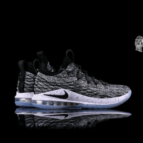Jual New Nike Lebron 15 Low Black Oreo 