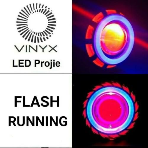 Foto Produk LED Projie / Projector Lampu Utama Motor 3 Mode Vinyx U11 / U12 / U14 - U12 BULAT dari Garuda LED