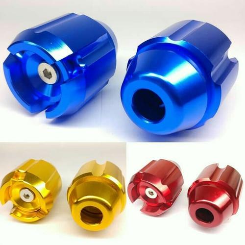 Foto Produk Jalu As Roda Depan Motor Cnc Full Warna / Bandul As Roda Depan Motor dari Panca Motor Variasi