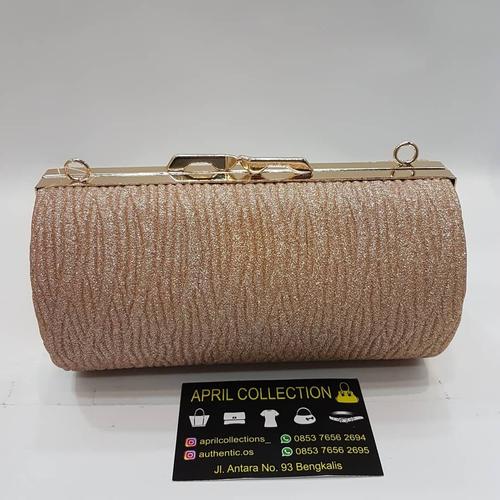 gold handbag