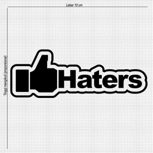 Buy Haters Gonna Hate Vinyl Sticker Decal Euro JDM KDM Drift In - Foto 10