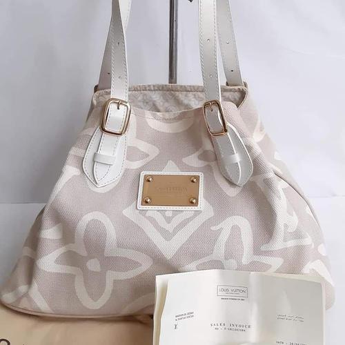 Jual Authentic Limited Edition Louis Vuitton Tahitien Cabas beige preloved  - Kab. Tegal - SpringBreezeShop | Tokopedia