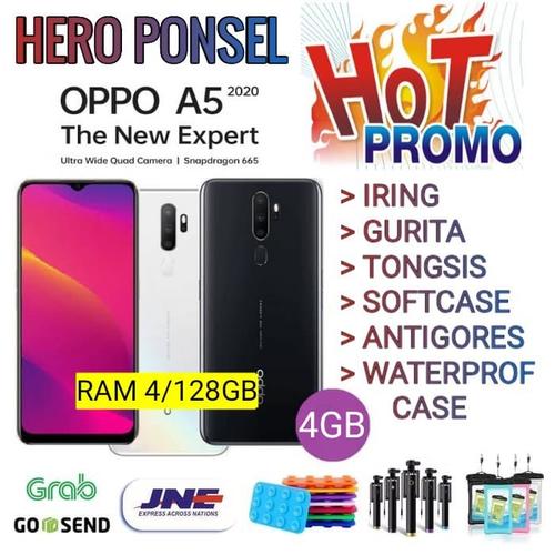 Foto Produk OPPO A5 2020 RAM 4/128 GB GARANSI RESMI OPPO INDONESIA - Putih No Bonus dari HERO PONSEL.