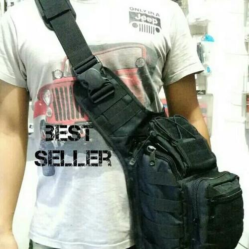 Foto Produk Tas Slempang Army - Hitam dari L Habib