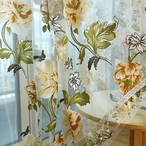 curtain for window in door
