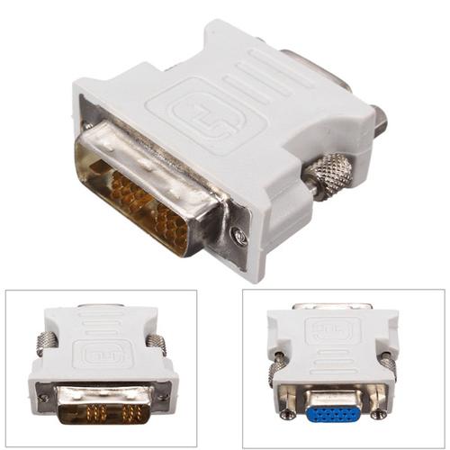 Jual [PROMO] DVI-D (18 1) Dual Link Male to VGA HD15 Female Adapter ...