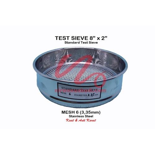 Jual Sieve Ayakan 80 Mesh (180um) Dia 8 In Test Sieve Stainless Steel Kota Surabaya Nirwana