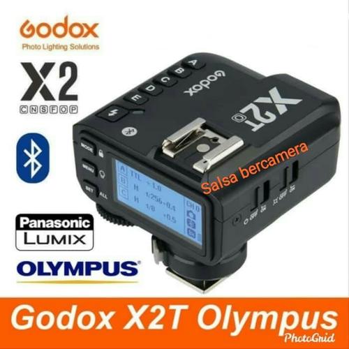 Foto Produk Trigger Godox X2T For Olympus Panasonic Trigger Transmitter TTL HSS - Hitam dari salsa bercamera