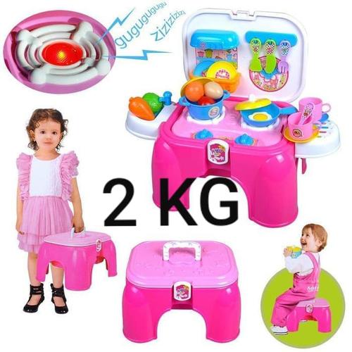 Foto Produk mainan masakan kitchen set bangku kursi mainan dapur set dari Howell toys