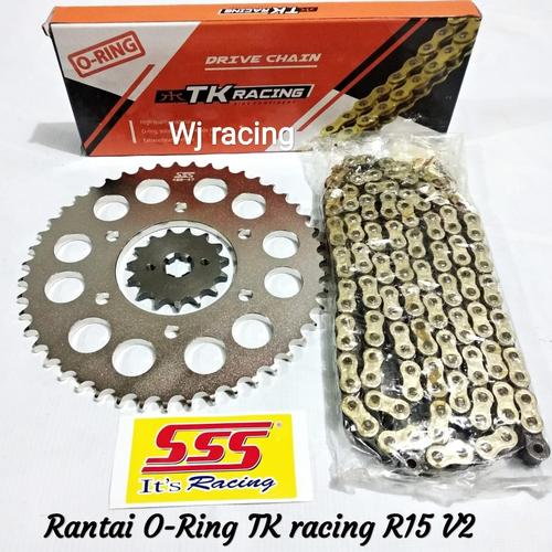 Jual Gear Set SSS R15 V2 / XABRE rantai ORing TK Racing 428HPO Kota