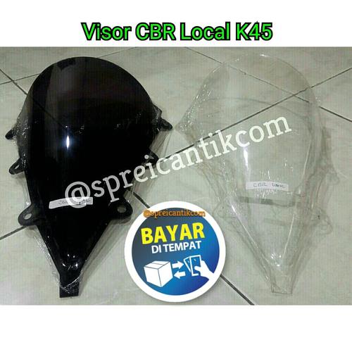 Foto Produk VISOR WINDSHIELD CBR LOCAL K45 - Hitam dari Sprei Cantik Online