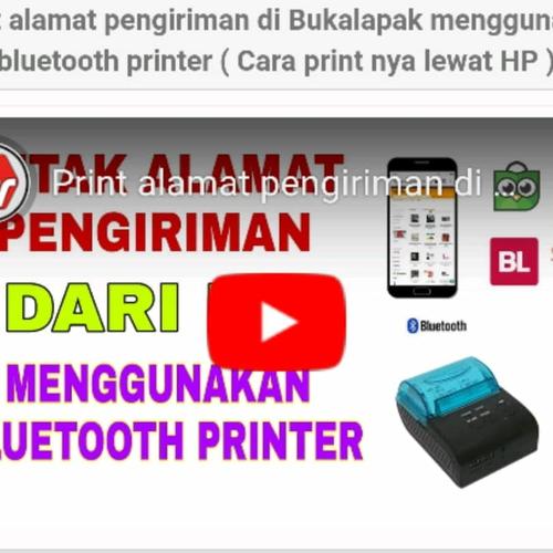 printer dengan bluetooth