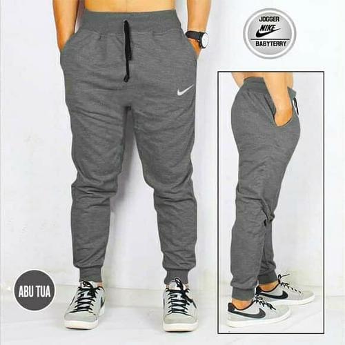 Foto Produk CELANA JOGGER N.I.K.E - JOGGING PANTS -TRAINING / ONE SIZE (XL)UNISEX - Hitam, XL dari ADILEO CLOTH