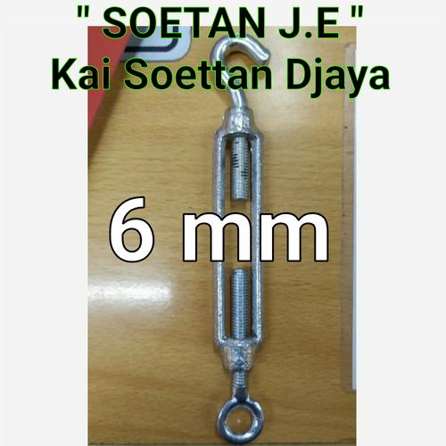 Foto Produk turnbuckle m6/turnbuckle 6mm/spanscrup m6/spanskrup 6mm dari Kai Soettan Djaya