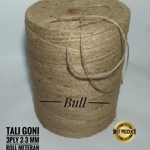 Foto Produk Tali Goni,Tali Rami, 2 - 3 mm 3 ply meteran/Roll(panjang 100 meter) dari kartibull shop