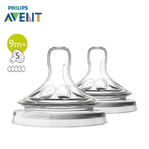 Foto Produk Original Philips Avent Natural Nipple 2.0 2Pcs Fast 9M+ Berkualitas dari raka d