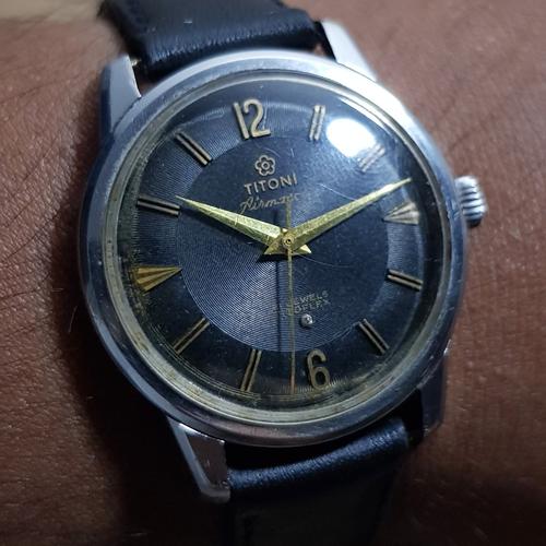 Jual Titoni Airmaster 21 Jewels Titoflex. Poorman Omega Pie Pan no