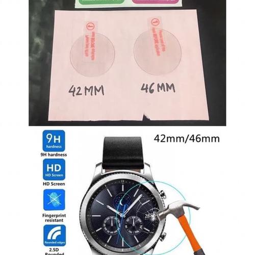 Foto Produk Tempered Glass Samsung Galaxy Watch 42mm / 46mm Anti Gores Kaca dari wenz acc