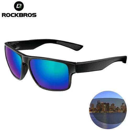 Foto Produk Kacamata ROCKBROS 10076 Rainbow Blue Polarized retro style dari Kaligung