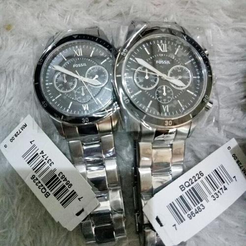 Jual Fossil BQ2226 Men Watch Silver SS 