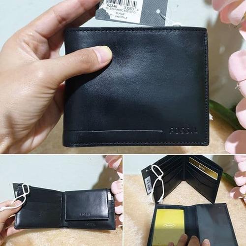 Dompet fossil Allen passcase Rfid black 