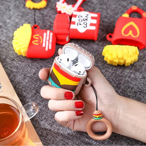 Jual Apple Airpods Cute Case MCD MCDonalds French Fries, Burger