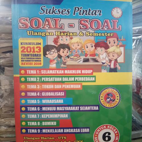 Jual Sukses Pintar Soal Soal Ulangan Harian Dan Semester Kelas 6 Sd Kota Surakarta Toko Buku Pintar 29 Tokopedia