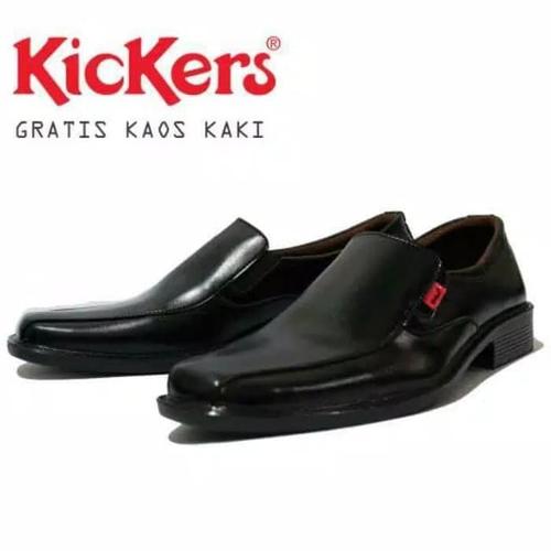 Foto Produk FREE SENDAL KULIT SEPATU PRIA CASUAL FORMAL PRIA KULIT ASLI KICKERS SL - Cokelat Tua, 42 dari Sepatu Distro Bandung