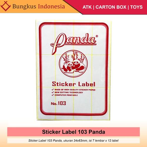 Foto Produk Label 103 Sticker Undangan 3,2x6,4cm dari Bungkus_indonesia