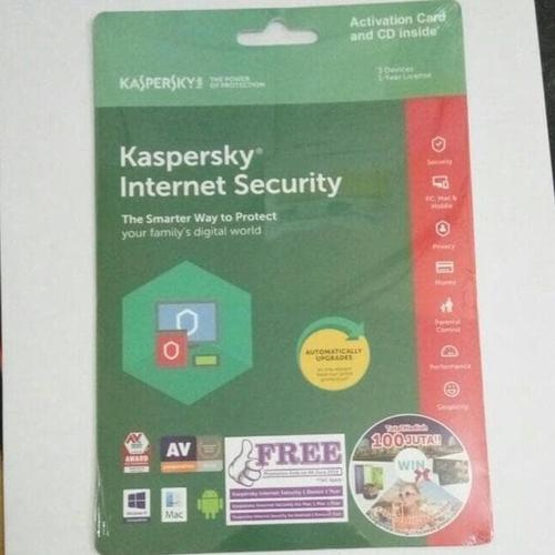 Foto Produk Kaspersky Internet Security 3 User 2018 dari Pakuan Strike