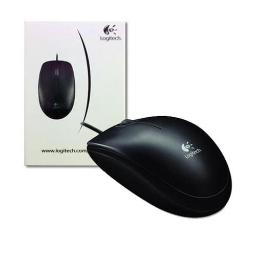 Foto Produk Mouse Logitech B100 Free Bonus Usb Hub Atake 4 Port Power Strip Style dari Pakuan Strike