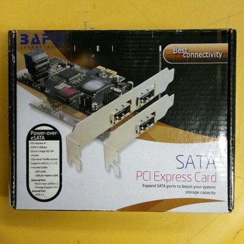 Foto Produk Bafo Pci Express Sata 2 Port With Power Over Esata dari Pakuan Strike