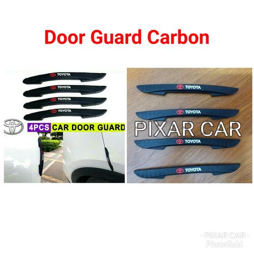 Foto Produk Door Guard Pelindung Pintu Mobil Carbon Logo Toyota Calya dari Pixar Car Aksesoris