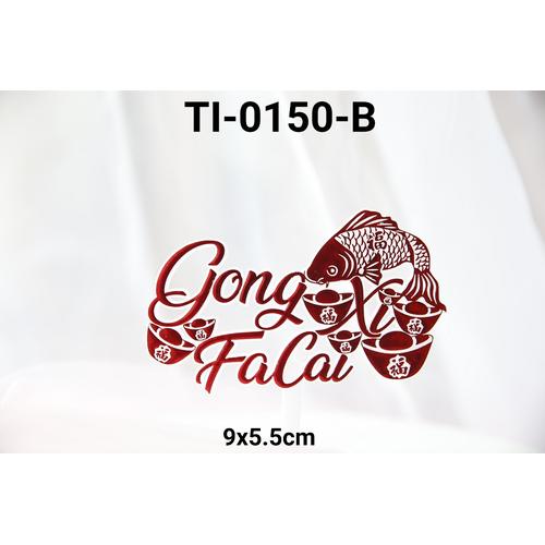 Gambar TI-0150-B Cake Topper Tulisan Imlek Sincia Chinese New Year Merah dari Yamama Baking Surabaya Kota Surabaya Tokopedia