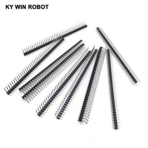 Jual L Shape Single Row Male Header 1x40 pin L tulang ikan bengkok ...
