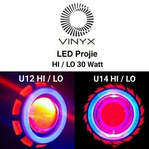 Foto Produk Lampu LED Projie Gen 2 Hi Low Motor VINYX U12 U14 Running 30 Watt - U14 NANAS dari Garuda LED