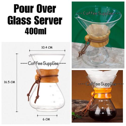 Jual Diguo Pour Over Glass Server 400ml 