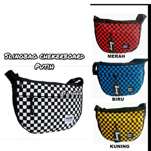 Foto Produk tas selempang slingbag sling bag groovy catur - Kuning dari L Habib